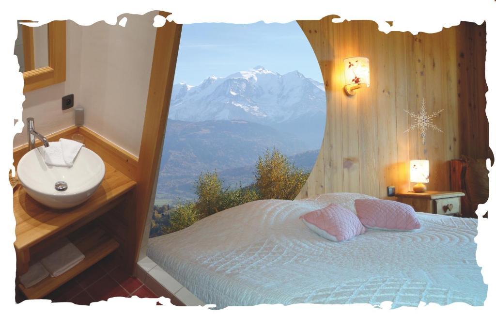 La Joubarbe Au Balcon Du Mont-Blanc Βίλα Σαλάνς Δωμάτιο φωτογραφία